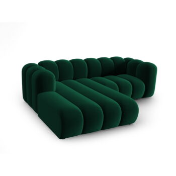 Tmavozelená rohová pohovka (ľavý roh) Lupine – Micadoni Home – Obrázok 3