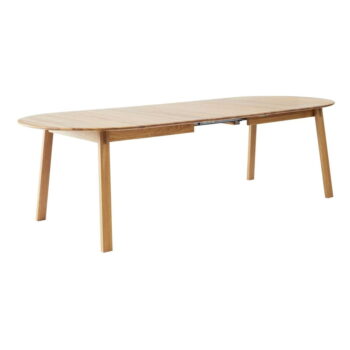 Rozkladací jedálenský stôl z dubového dreva v prírodnej farbe 100x220 cm Amalfi – Hammel Furniture – Obrázok 3