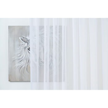 Biela voálová záclona 300x260 cm Crush – Mendola Fabrics - Image 3