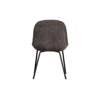 Sivé zamatové jedálenské stoličky v súprave 2 ks Crate – BePureHome - Image 4