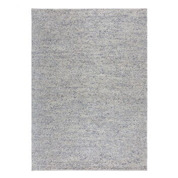 Svetlomodrý ručne tkaný koberec s prímesou vlny 80x150 cm Minerals – Flair Rugs - Image 6