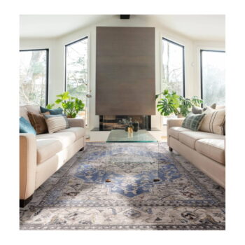 Modrý koberec 120x166 cm Sovereign – Asiatic Carpets - Image 4