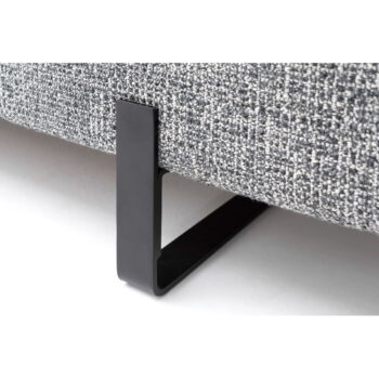 Sivá čalúnená dvojlôžková posteľ 160x200 cm La Gomera – Meise Möbel - Image 11