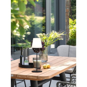 Zelená stmievateľná LED stolová lampa na diaľkové ovládanie (výška 38 cm) Talent – Fischer & Honsel – Obrázok 5