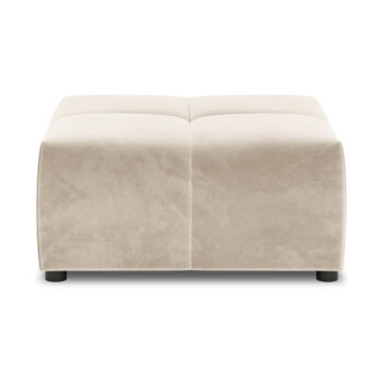 Béžový zamatový modul pohovky Rome Velvet - Cosmopolitan Design – Obrázok 2