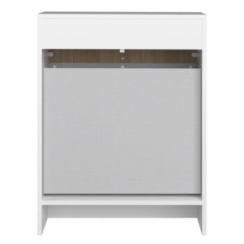 Biela nízka kúpeľňová skrinka v dekore duba 60x82 cm Combi - TemaHome - Image 7