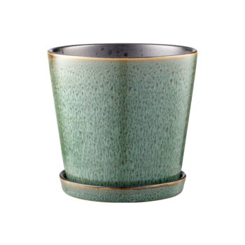 Kameninový obal na kvetináč ø 14 cm – Bitz - Image 4
