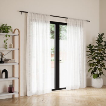 Oceľová roztiahnuteľná garniža 81 - 325 cm Zen - Umbra - Image 8