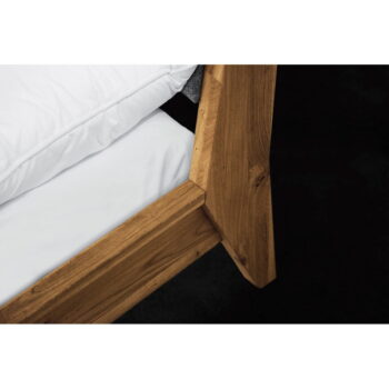Dvojlôžková posteľ z dubového dreva 200x200 cm Retro 1 - The Beds - Image 7