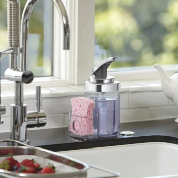 Kovový dávkovač mydla 650 ml - simplehuman – Obrázok 4