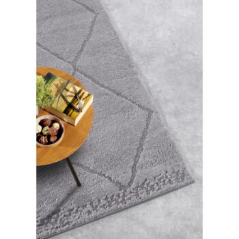 Sivý koberec 160x235 cm Perrotin Light Grey – Elle Decoration - Image 3