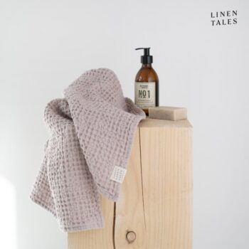 Svetloružové uteráky a osušky v súprave 3 ks Honeycomb - Linen Tales - Image 7