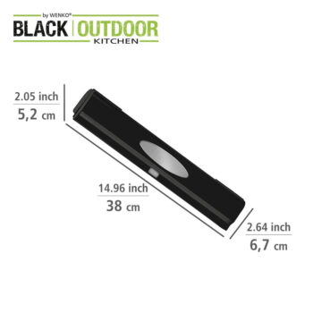 Čierny oddeľovač fólií či alobalu Wenko Black Outdoor Kitchen – Obrázok 7