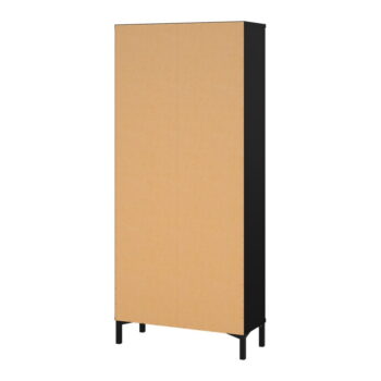 Čierna vitrína 89x203 cm Roma – Tvilum - Image 5