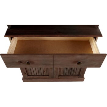 Hnedý kredenc z borovicového dreva 181x34 cm Mille – Støraa - Image 6
