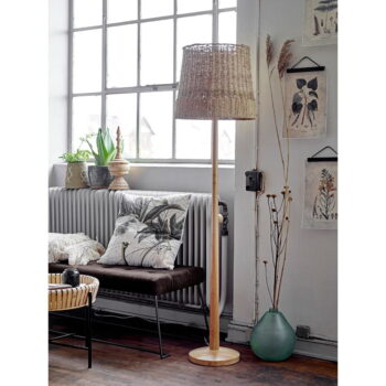 Stojacia lampa v prírodnej farbe s ratanovým tienidlom (výška 160 cm) Kakasi - Bloomingville - Image 2