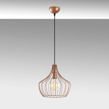 Závesné svietidlo v medenej farbe s kovovým tienidlom ø 27 cm Mezopotamya – Opviq lights - Image 6