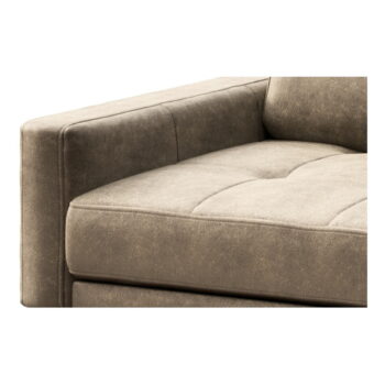Béžová pohovka z imitácie kože MESONICA Musso Tufted, 210 cm - Image 4