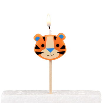 Tortové sviečky v súprave 6 ks Ziggy The Tiger – Rex London – Obrázok 3