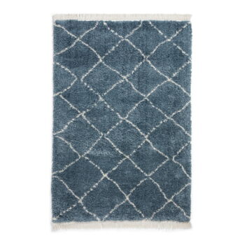Modrý behúň 60x230 cm Boho – Think Rugs