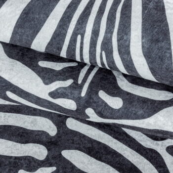 Čierno-biela syntetická koža 100x135 cm Etosha – Ayyildiz Carpets - Image 3