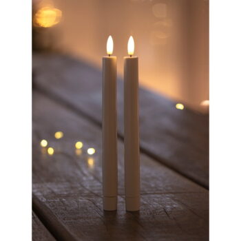 LED sviečky v súprave 2 ks (výška 25 cm) Sille Tall Exclusive – Sirius – Obrázok 2