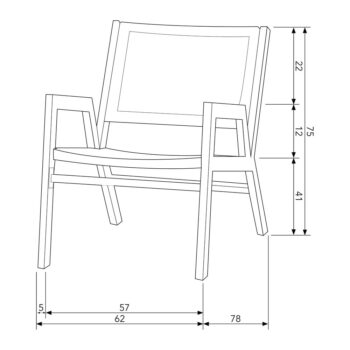 Čierne kreslo Pem – WOOOD - Image 8