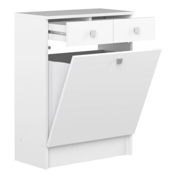 Biela nízka kúpeľňová skrinka 60x82 cm Combi - TemaHome – Obrázok 4