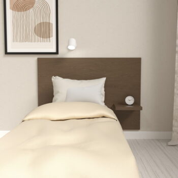 Čelo postele v dekore orecha v prírodnej farbe 135x95 cm Depa – Tenzo - Image 6