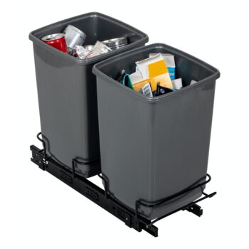 Súprava 2 sivých odpadkových košov Addis In-Cupboard Bin, 10 l - Image 9