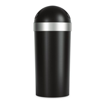 Čierny plastový odpadkový kôš 62 l Venti – Umbra - Image 4