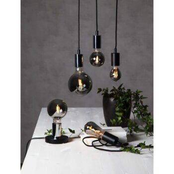 Teplá LED/filamentová žiarovka E27, 2 W Plain Smoke – Star Trading - Image 4