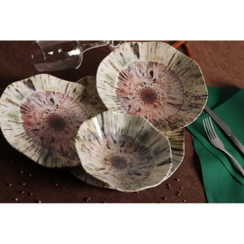 24-dielna súprava porcelánového riadu Güral Porselen Blossom - Image 2