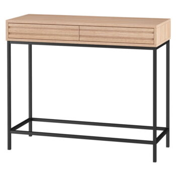 Konzolový stolík s doskou v dubovom dekore v prírodnej farbe 35x90 cm Celine – Støraa - Image 4