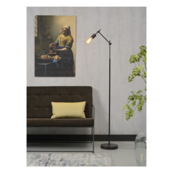 Čierna stojacia lampa s kovovým tienidlom (výška 170 cm) Sheffield – it's about RoMi - Image 3