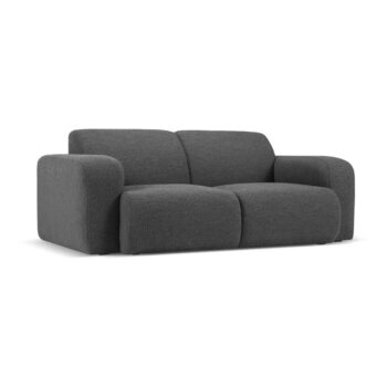 Tmavosivá pohovka z textílie bouclé 170 cm Molino – Micadoni Home - Image 2