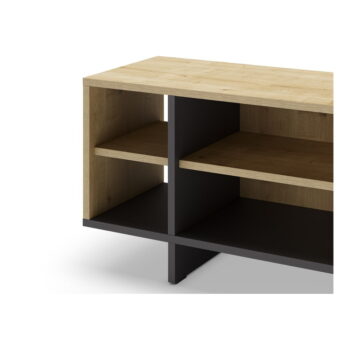 TV stolík v dekore duba v prírodnej farbe 160x44 cm Cequoia – Marckeric – Obrázok 8