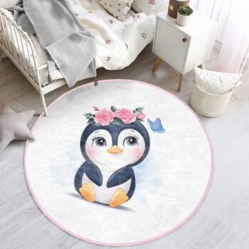 Biely detský koberec ø 100 cm Comfort – Mila Home - Image 5