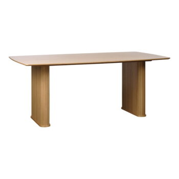 Jedálenský stôl s doskou v dubovom dekore 100x190 cm Nola – Unique Furniture - Image 2