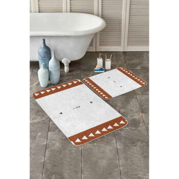 Biele kúpeľňové predložky v súprave 2 ks 60x100 cm – Mila Home - Image 4
