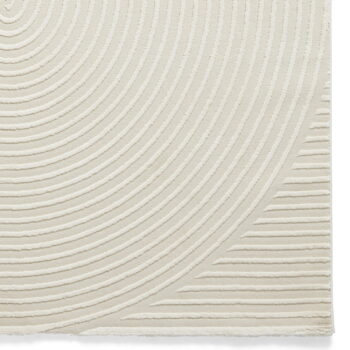Krémovobiely umývateľný koberec z recyklovaných vlákien 160x230 cm Flores – Think Rugs - Image 7