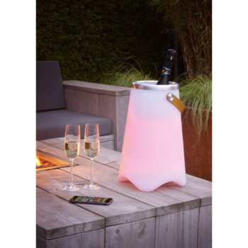 LED solárne vonkajšie svietidlo s reproduktorom (výška 38 cm) Jamaica – Trio - Image 2