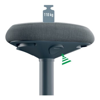 Ergonomická balančná stolička pre oporu pri státí Ergo – Leitz - Image 9