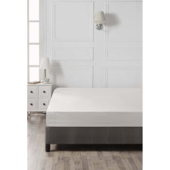 Biela napínacia bavlnená plachta 140x200 cm – Mijolnir – Obrázok 3
