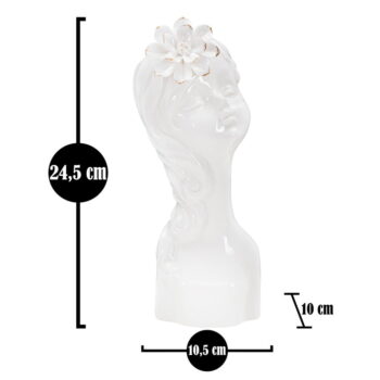 Váza Mauro Ferretti Young Lady, výška 24,7 cm - Image 4