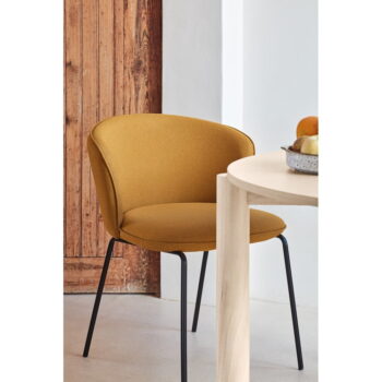 Žlté jedálenské stoličky v súprave 2 ks Add - Teulat – Obrázok 9