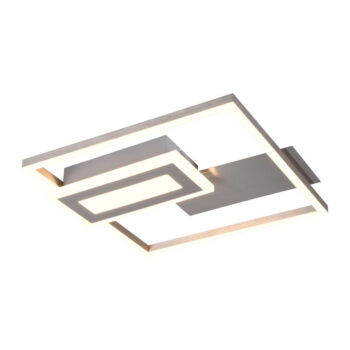 LED stropné svietidlo v striebornej farbe 30x33 cm Spiro – Trio - Image 2