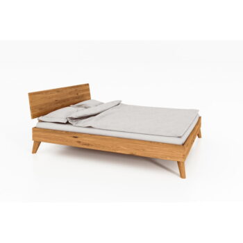 Dvojlôžková posteľ z dubového dreva 200x200 cm Greg 1 - The Beds