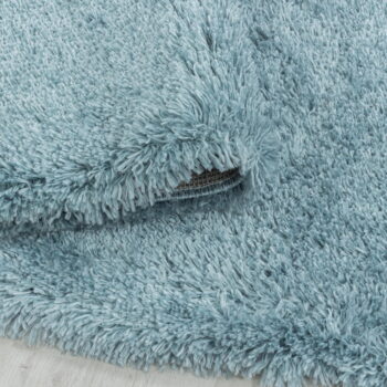 Modrý okrúhly koberec ø 120 cm Fluffy – Ayyildiz Carpets - Image 2