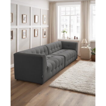 Tmavosivá pohovka 324 cm Kleber - Bobochic Paris – Obrázok 6